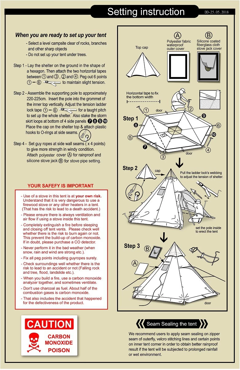 Luxe Outdoor Megahorn III Luxe Outdoor Megahorn III -Survie en plein air assenbly megahorn iii webpost