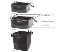 Cuvette Pliable Ortlieb 10 L 3 Cuvette Pliable Ortlieb 10 L -Survie en plein air evier a eau ortlieb floding bowl 1