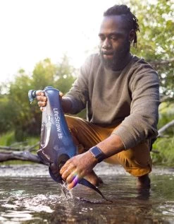Lifestraw Flex Gravity Bag Peak Series 3L -Survie en plein air filtre a eau lifestraw gravity bag peak serie 3 litres mountain blue 04