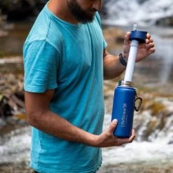 LifeStraw Go 2 Stainless Steel 0.7L 4 LifeStraw Go 2 Stainless Steel 0.7L -Survie en plein air filtre bouteille gourde lifestraw go 2 stainless 09