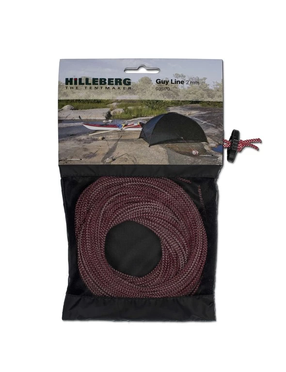 Haubans Hilleberg 2 mm Haubans Hilleberg 2 Mm -Survie en plein air hilleberg 2mmguyline inbag front adobergbtag