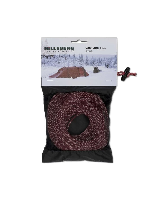 Haubans Hilleberg 3 mm Haubans Hilleberg 3 Mm -Survie en plein air hilleberg 3mmguyline inbag front adobergbtag 1