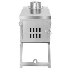 Winnerwell Fastfold Plus Titanium Nested Pipe M-sized Camping Stove -Survie en plein air poele winnerwell fastfold plus titanium nested pipe camping stove 03