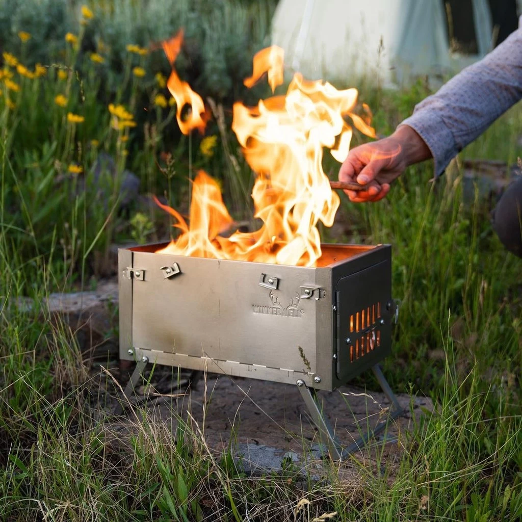 Winnerwell Fastfold Titanium Camping Stove Winnerwell Fastfold Titanium Camping Stove -Survie en plein air poele winnerwell fastfold titanium camping stove 52