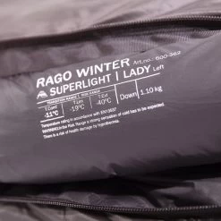Helsport Rago Superlight Winter Lady -Survie en plein air sac de couchage helsport rago superlight winter lady 12