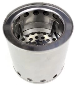 Stainless Wood Stove -Survie en plein air stainless steel stove bush buddy alb forming