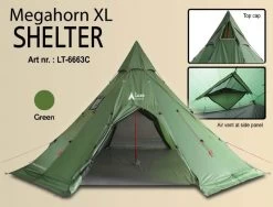 Luxe Outdoor Megahorn XL -Survie en plein air tipi luxe outdoor megahorn xl 03