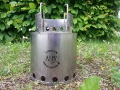 Titanium Wood Stove 1 Titanium Wood Stove -Survie en plein air titanium wood stove