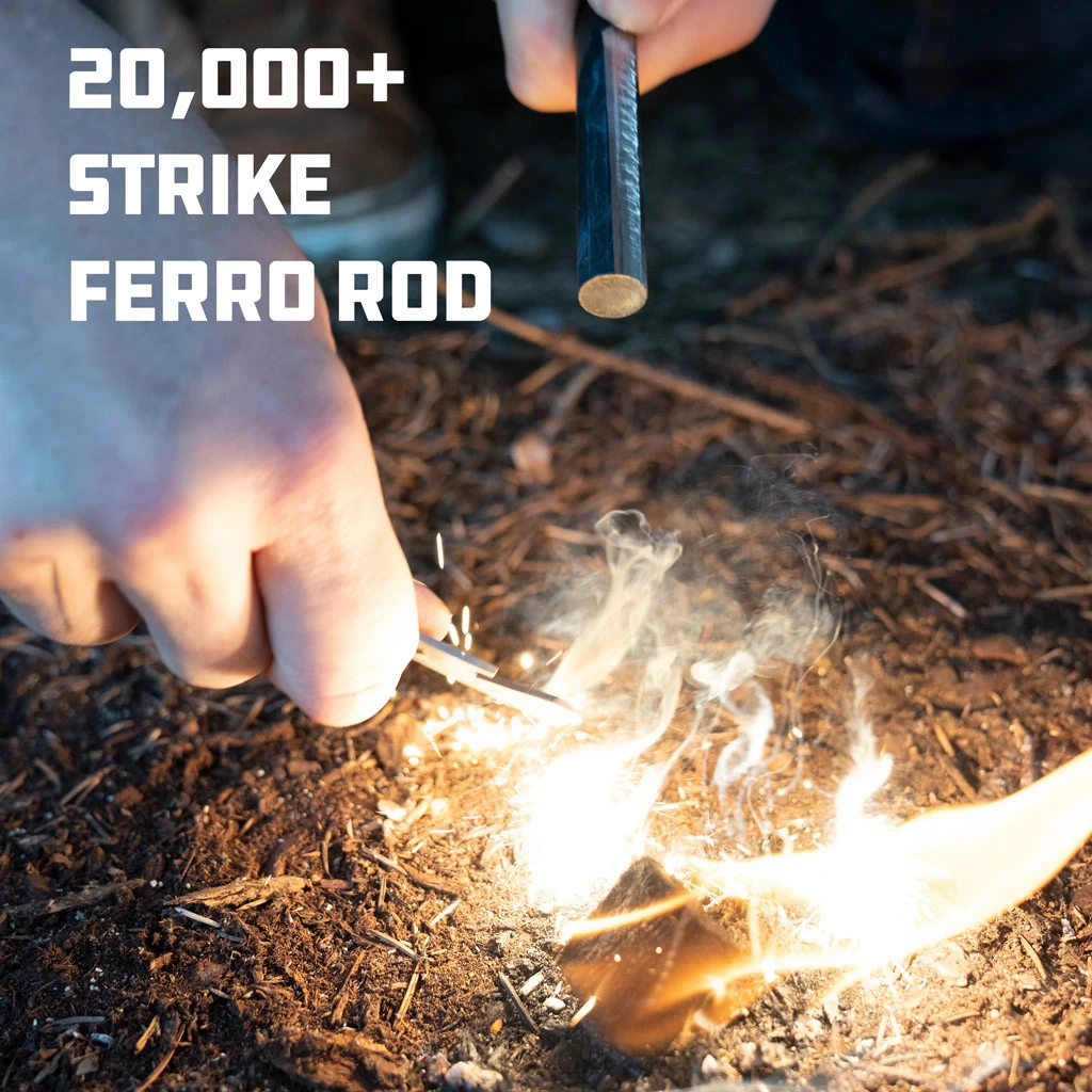 UCO Titan Fire Striker Ferro Rod UCO Titan Fire Striker Ferro Rod -Survie en plein air uco firestartingtorchestitan fire striker ferro rod 04