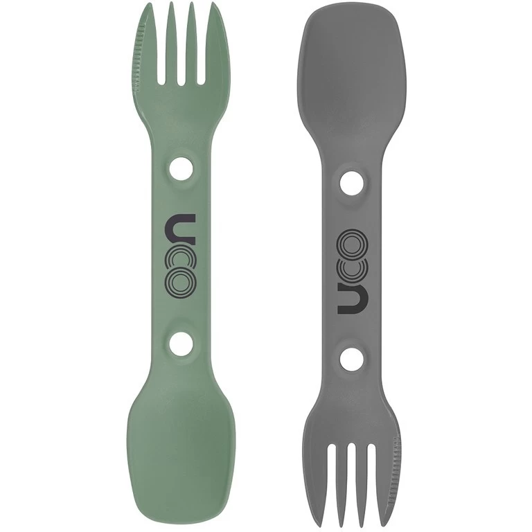 Pack 2 couverts UCO Utility Spork Pack 2 Couverts UCO Utility Spork -Survie en plein air uco utility spork noir kaki